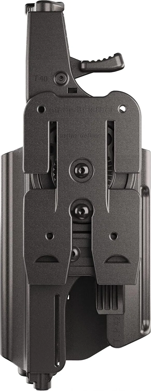 Orpaz T40 Adjustable and Modular Sig P320 Holster Compatible with OWB Sig Sauer P320 Holder with Light/Laser/Sight/Optics - Will Secure Your Handgun with a Tactical Appearance