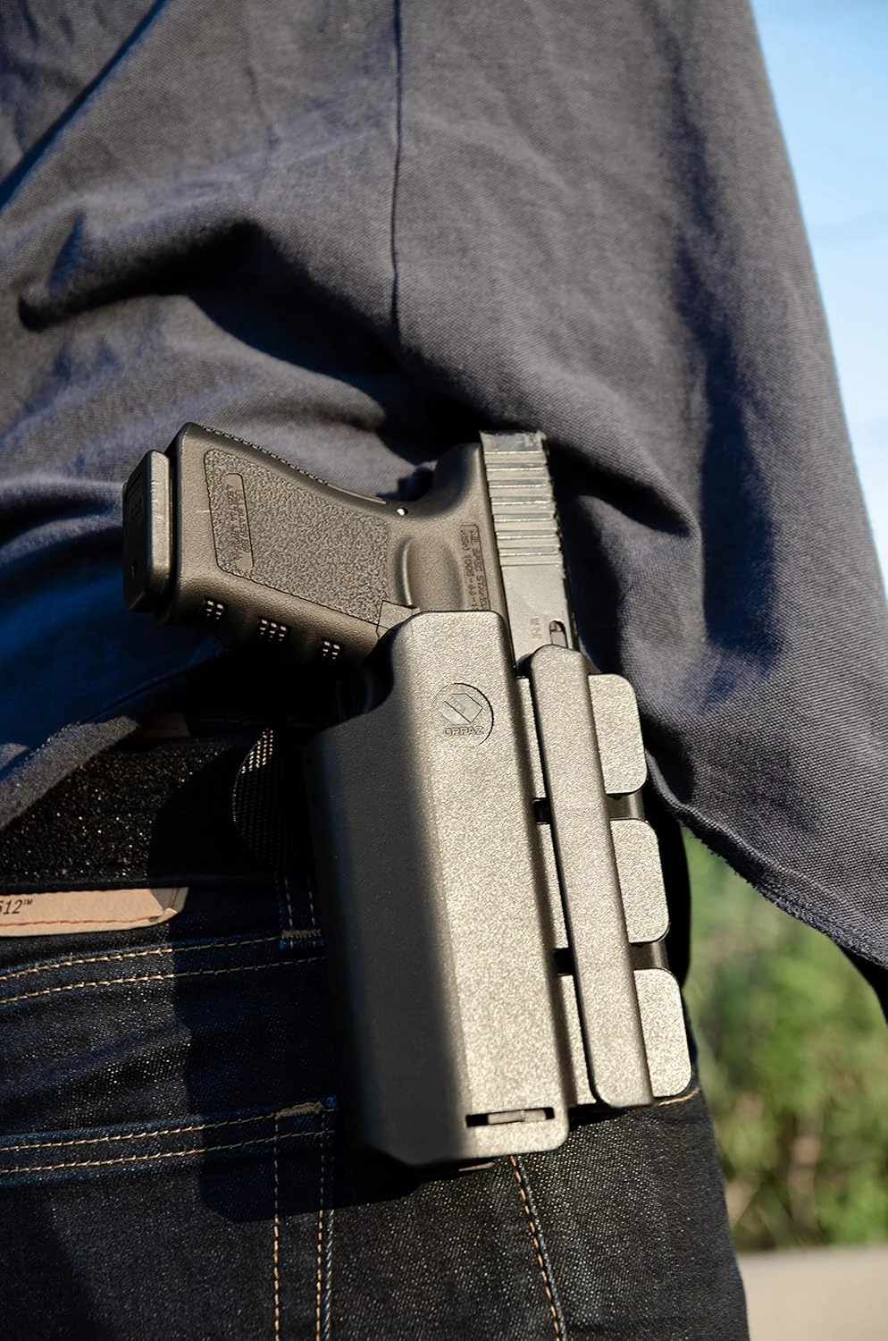 Orpaz T40 Adjustable and Modular Sig P320 Holster Compatible with OWB Sig Sauer P320 Holder with Light/Laser/Sight/Optics - Will Secure Your Handgun with a Tactical Appearance