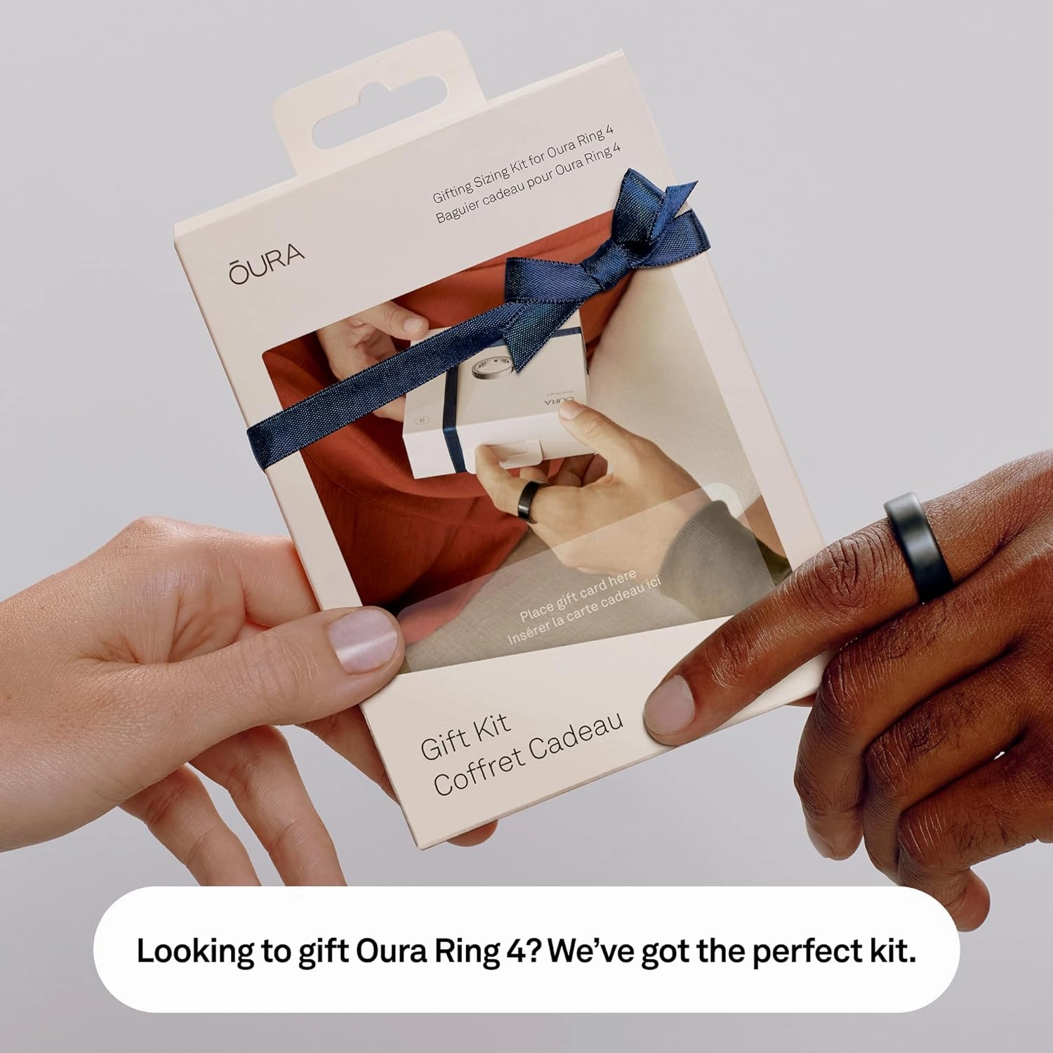 Oura Ring 4 - Silver - Size 8 - Smart Ring - Size First with Oura Ring 4 Sizing Kit - Sleep Tracking Wearable - Heart Rate - Fitness Tracker - Up to 8 Days of Battery Life