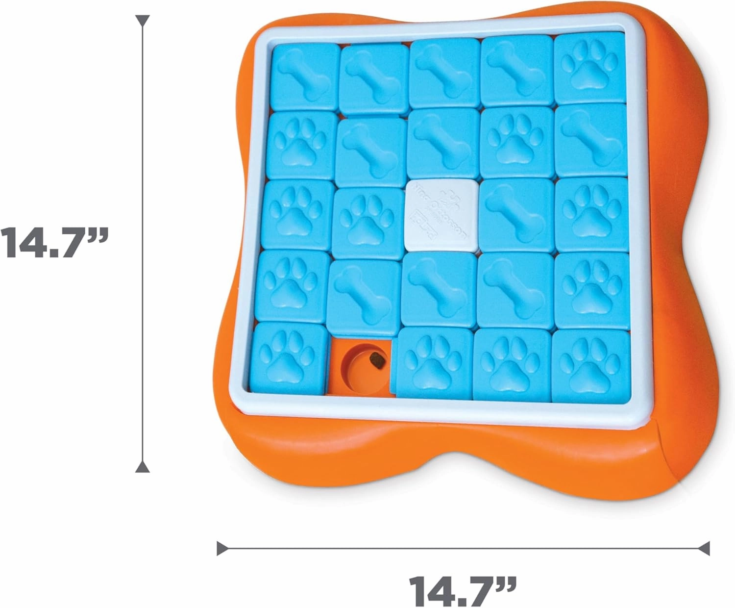 Outward Hound by Nina Ottosson Challenge Slider Treat Puzzle Enrichment Toy, Level 3 Advanced, Multicolored