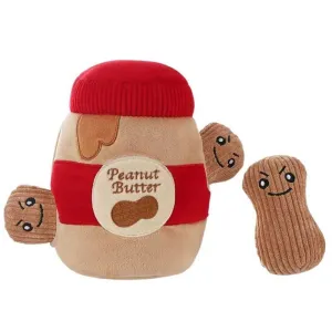 Peanut Butter Jar Burrow Dog Toy
