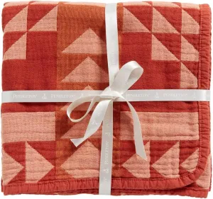 PENDLETON Cotton Woven Baby Blanket Smith Rock Clay