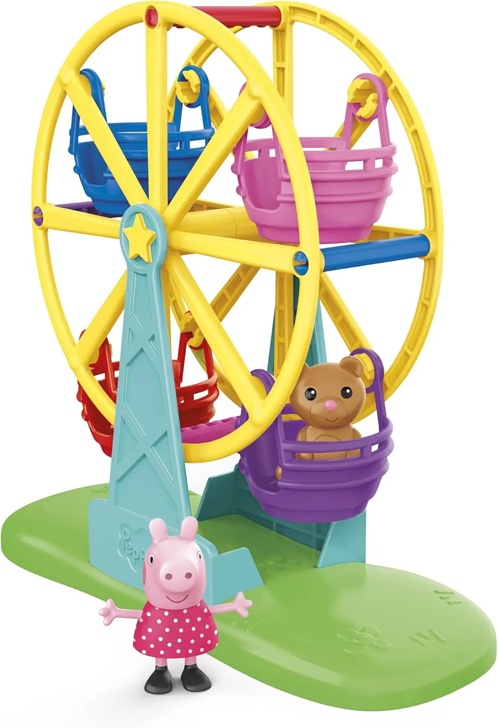 Peppa Pig Adventures, Ferris Wheel Playset Preschool Toy Figure and Accessory for Kids Ages 3 and Up