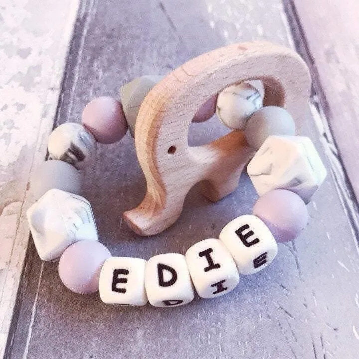 Personalised Elephant Teether