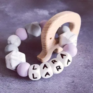 Personalised Elephant Teether