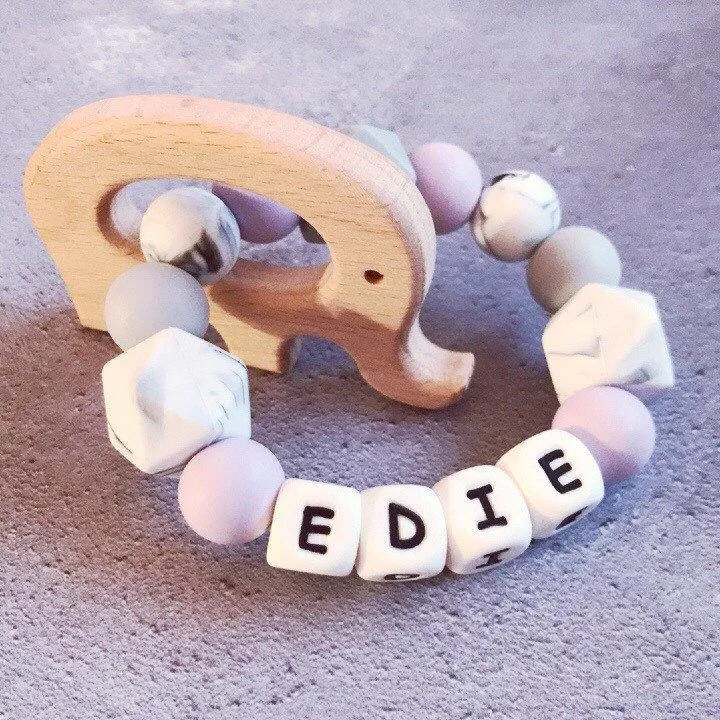 Personalised Elephant Teether