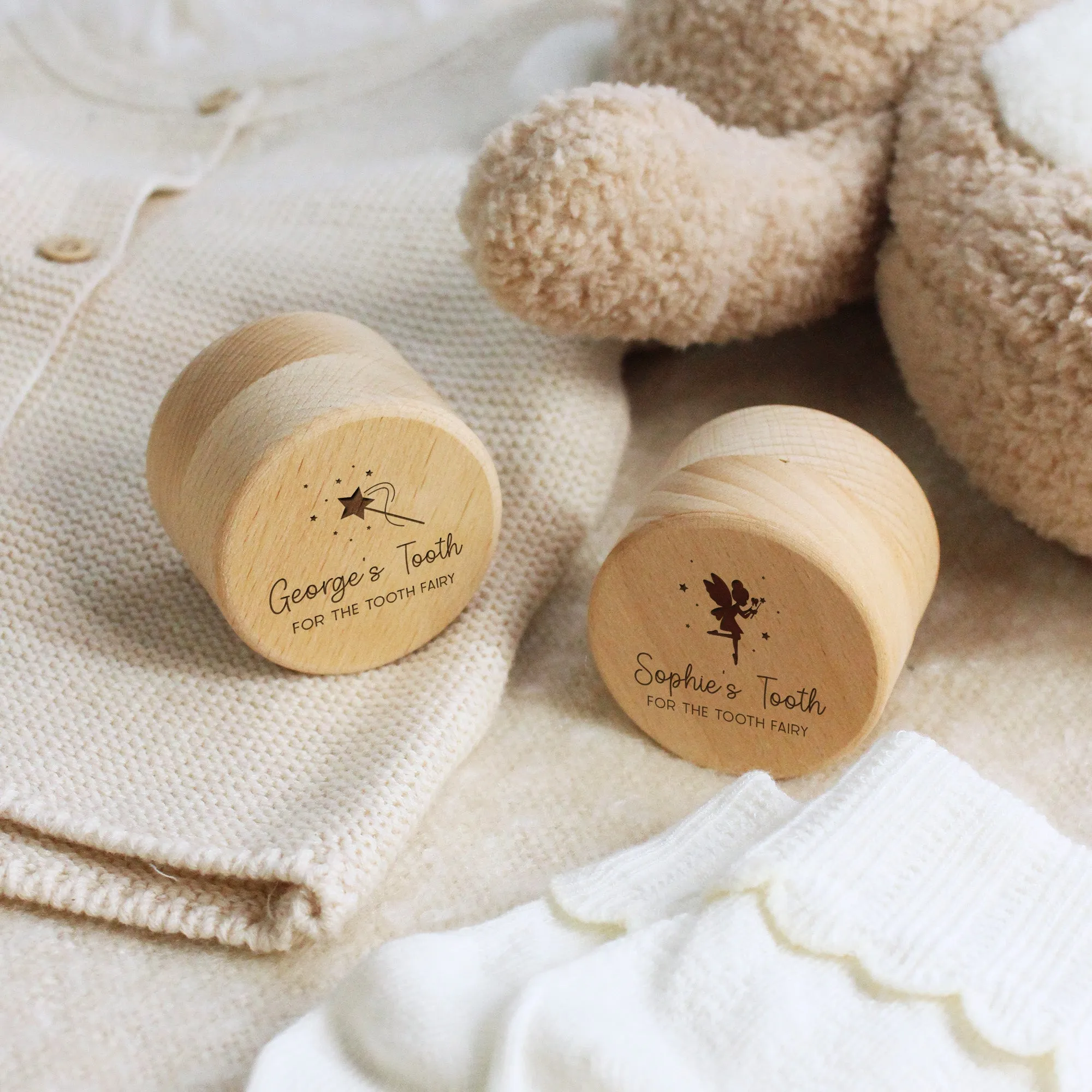 Personalised Wooden Tooth Fairy Box