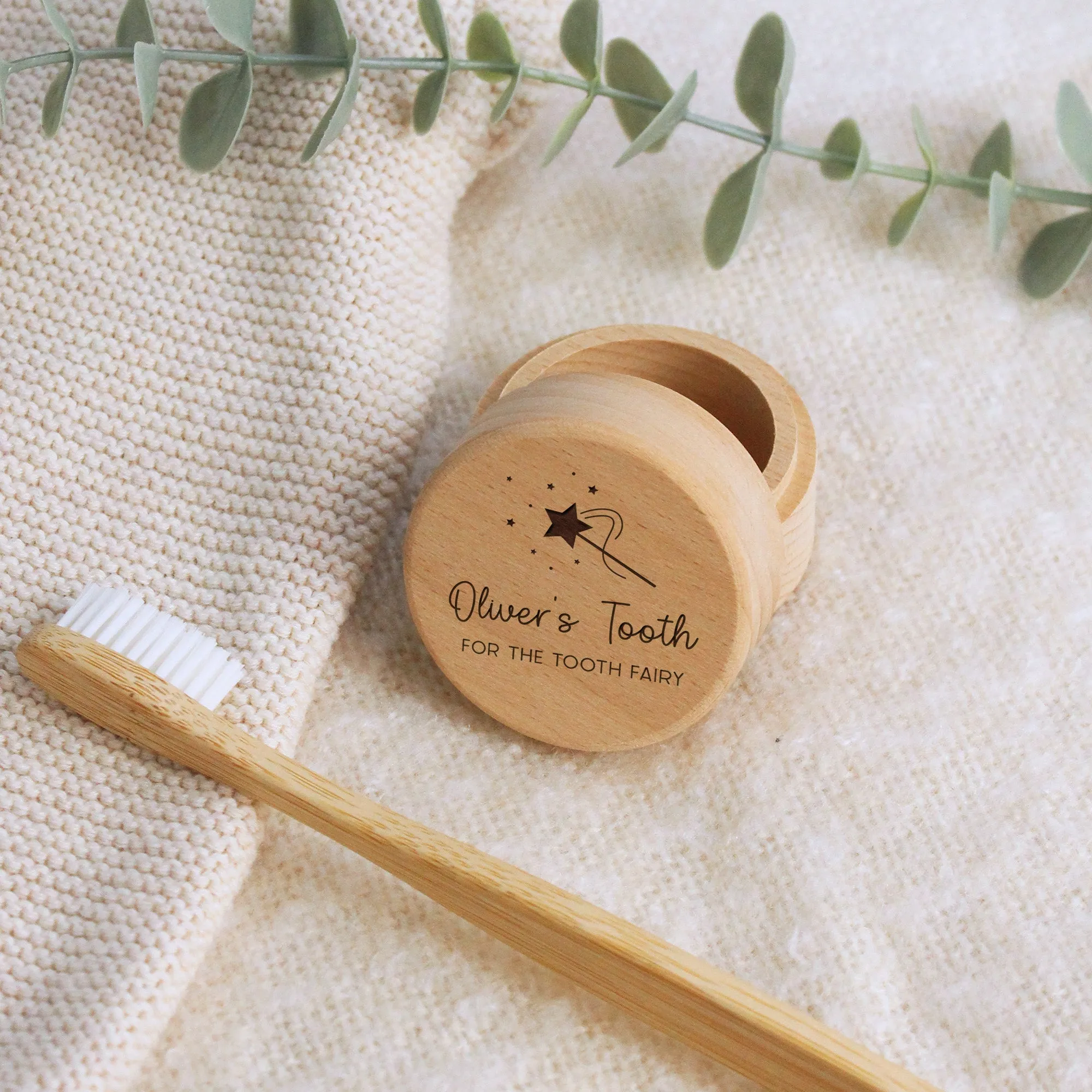 Personalised Wooden Tooth Fairy Box