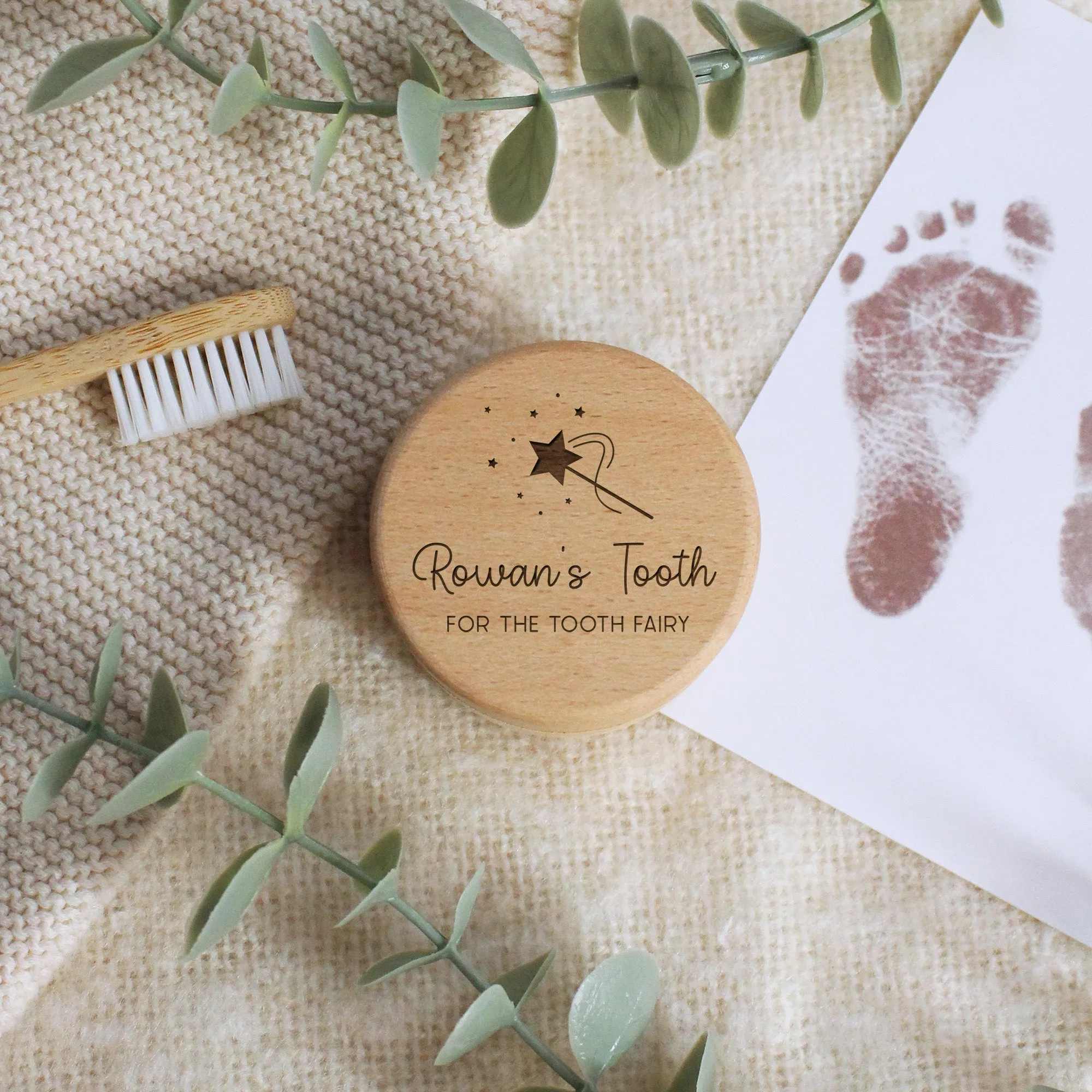 Personalised Wooden Tooth Fairy Box