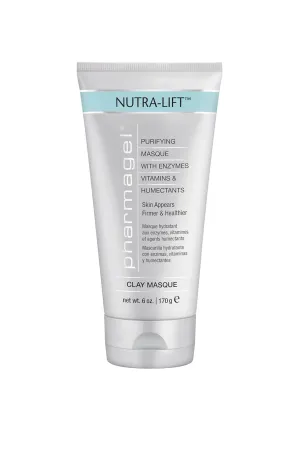 Pharmagel Nutra-Lift Facial Masque | Hydrating, Lifting, and Radiating Clay Mask | Facial Moisturizer - 6 oz.