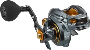 Piscifun Alijoz Baitcaster Fishing Reel, 300 Size Aluminum Frame Baitcasting Reel, 33Lbs Max Drag, Freshwater & Saltwater Low Profile Casting Reel for Musky, Available in 6.6:1/8.1:1 Gear Ratio