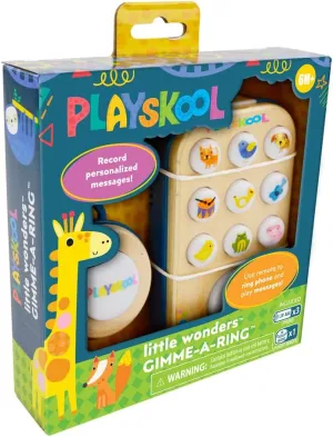 Playskool Little Wonders Gimme-A-Ring - Toy Phone - Leave Phone Messages for Baby - Ages 6 Month 