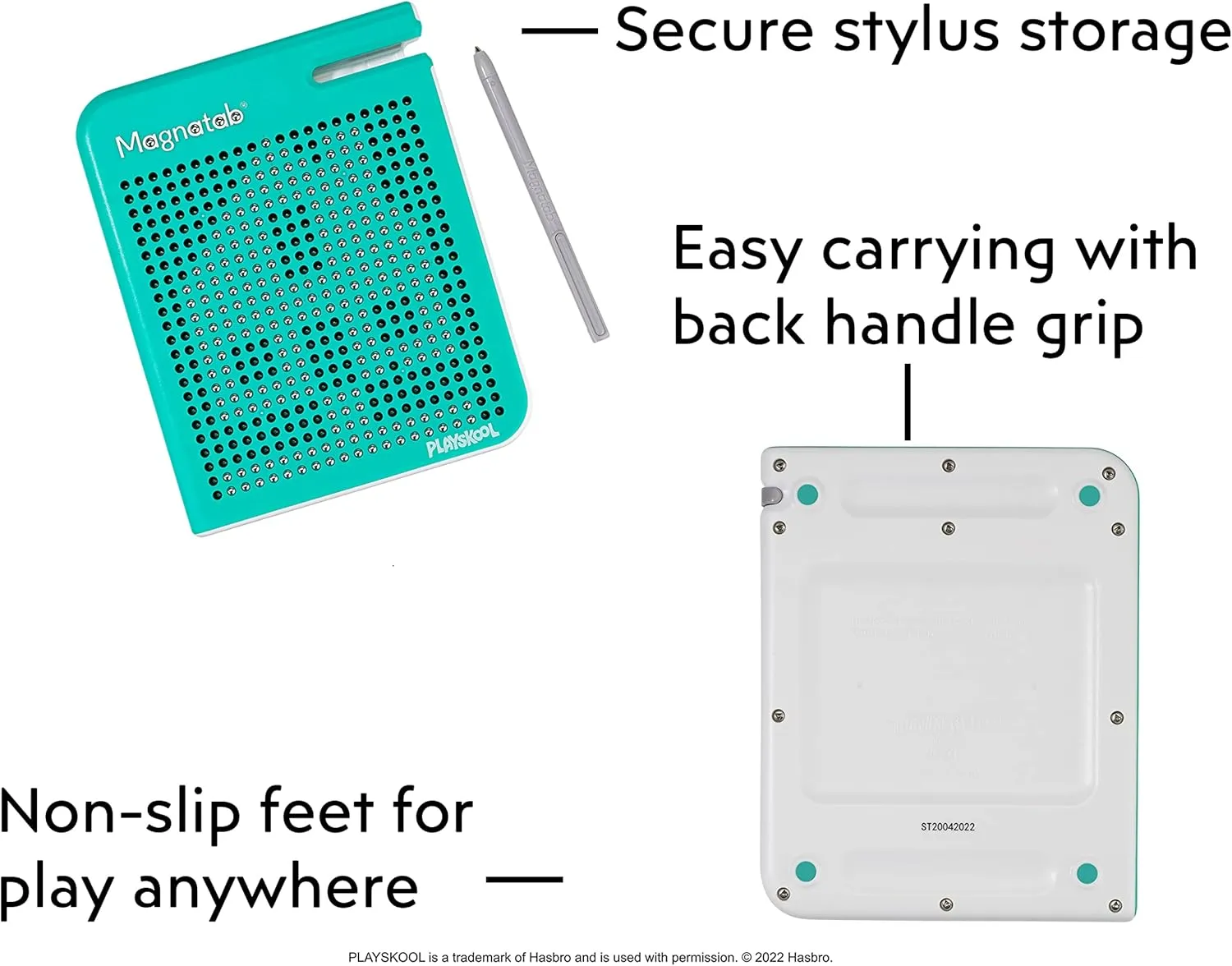 Playskool Magnatab — Free Draw — Learning and Sensory Drawing Tool — for Ages 3 