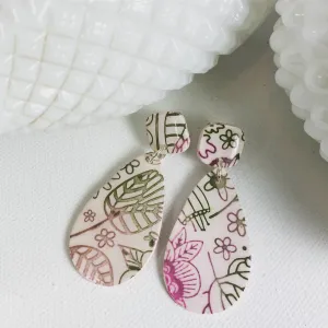 Polymer clay earrings