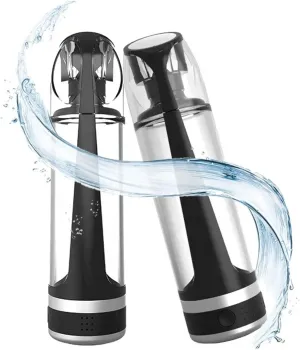 Portable Hydrogen Rich Water Bottle, with high Concentration 1600PPB generating Bottle, 500ml Portable Hydrogen Water Maker, for Family Travel Health
