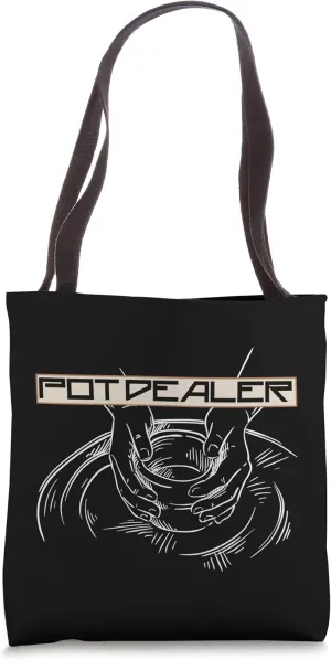 Pot Dealer Ceramic Pottery Earthenware Craft Carvings Tote Bag