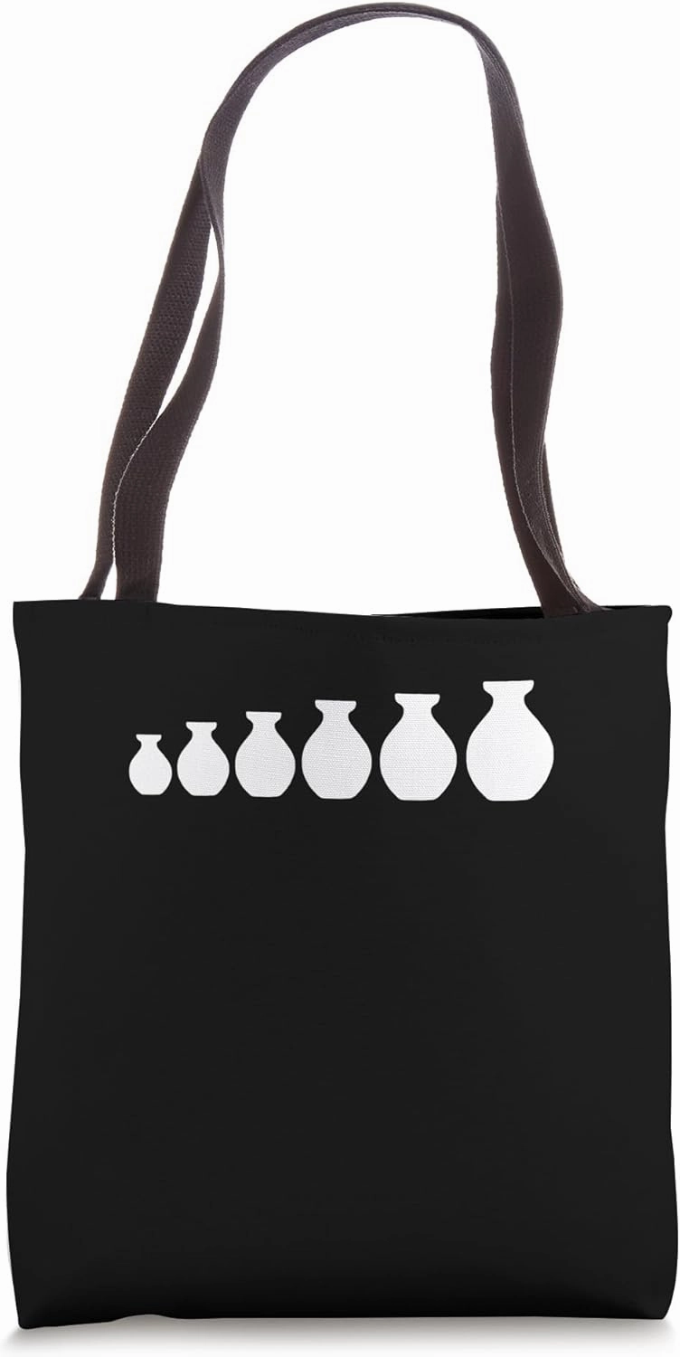 Pots Evolution Ceramic Clay Kiln Pottery Lover Tote Bag