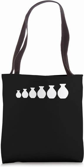 Pots Evolution Ceramic Clay Kiln Pottery Lover Tote Bag