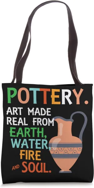 Pottery Earthenware Handmade Sculpting Ceramic Hobby Gift Tote Bag