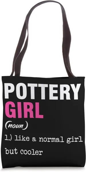 Pottery Girl Ceramist Handmade Clay Pot Kiln Gift Tote Bag