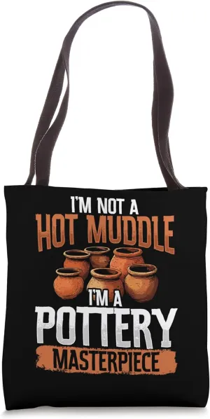 Pottery Handmade Art Design For Men Women Tote Bag