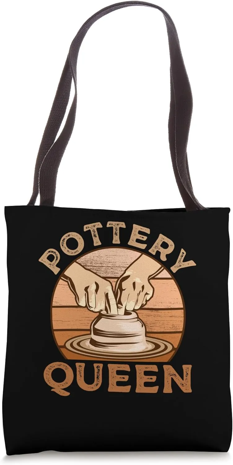 Pottery Queen Pottery Artist Clay Potters Ceramic Artists Tote Bag