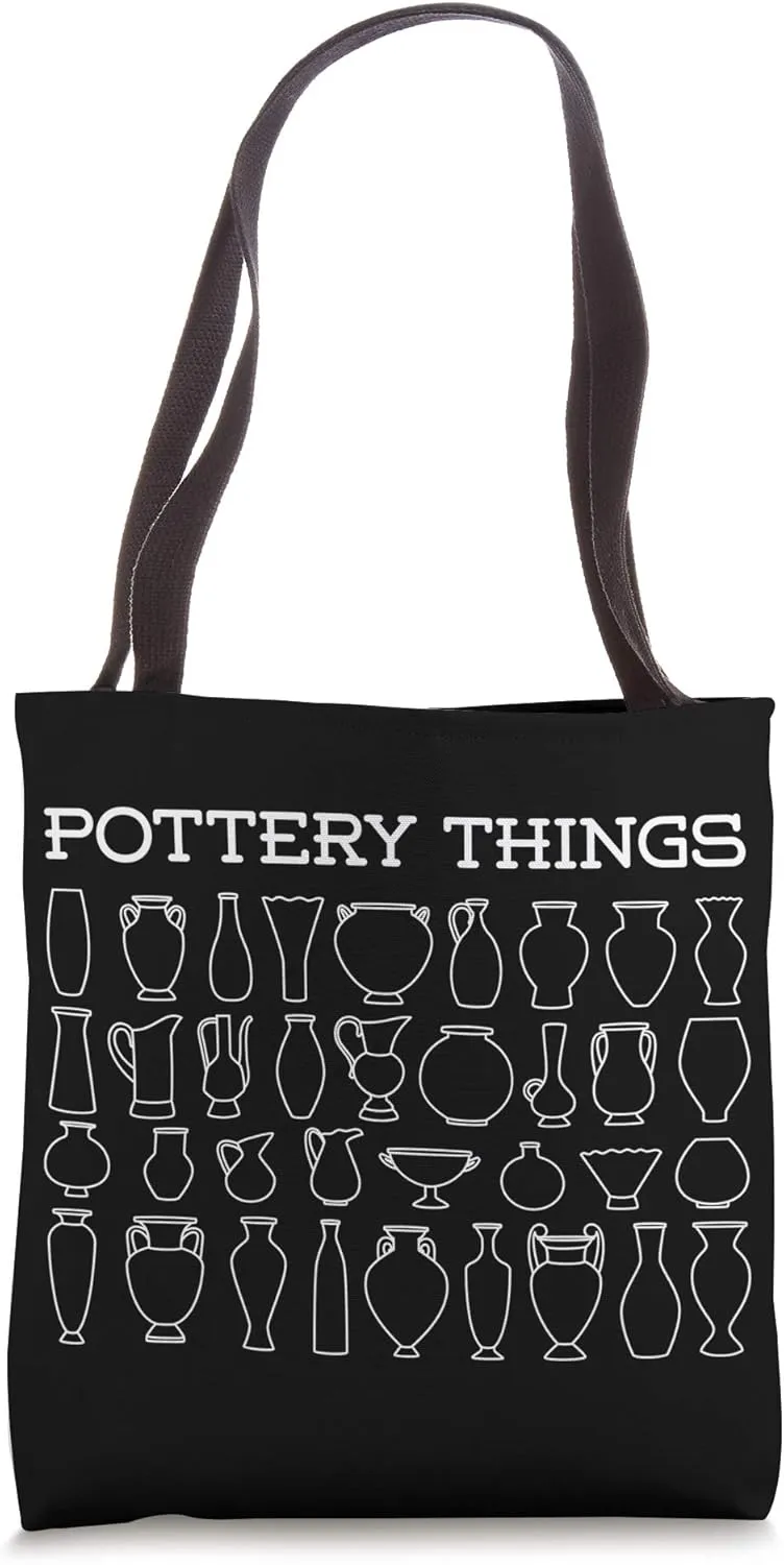 Pottery Things Pot Ceramist Handmade Sculpting Hobby Gift Tote Bag