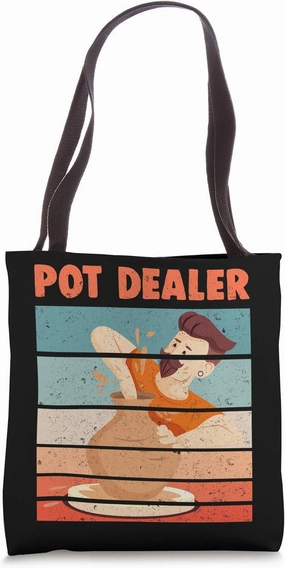 Pottery Pot Dealer Ceramist Sculpting Earthenware Clay Gift Tote Bag