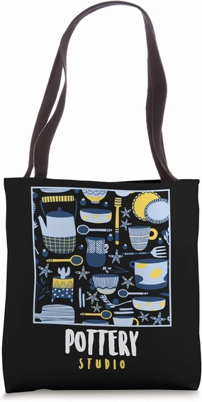 Pottery Studio Potter Ceramist Handmade Clay Pot Kiln Gift Tote Bag
