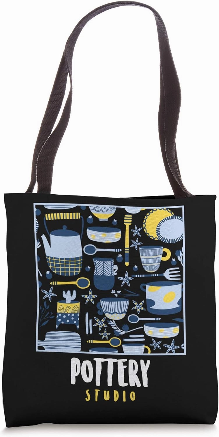 Pottery Studio Potter Ceramist Handmade Clay Pot Kiln Gift Tote Bag