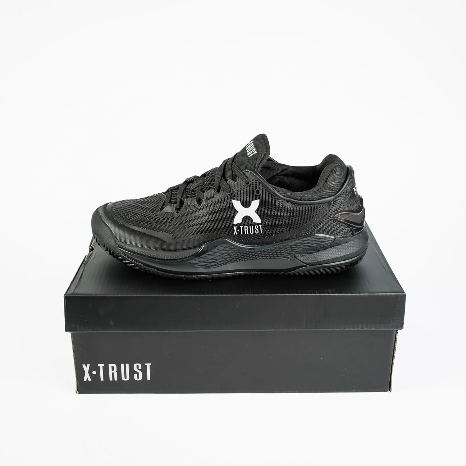 Pro Clay Padel & Tennis Shoes Black – Lightweight, Durable, and Breathable for Court Performance
