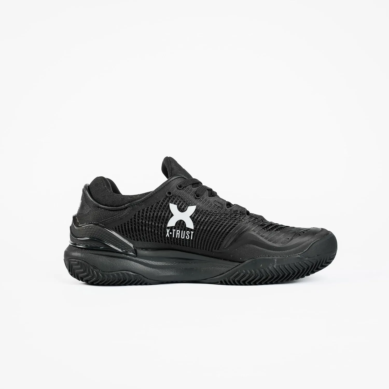 Pro Clay Padel & Tennis Shoes Black – Lightweight, Durable, and Breathable for Court Performance