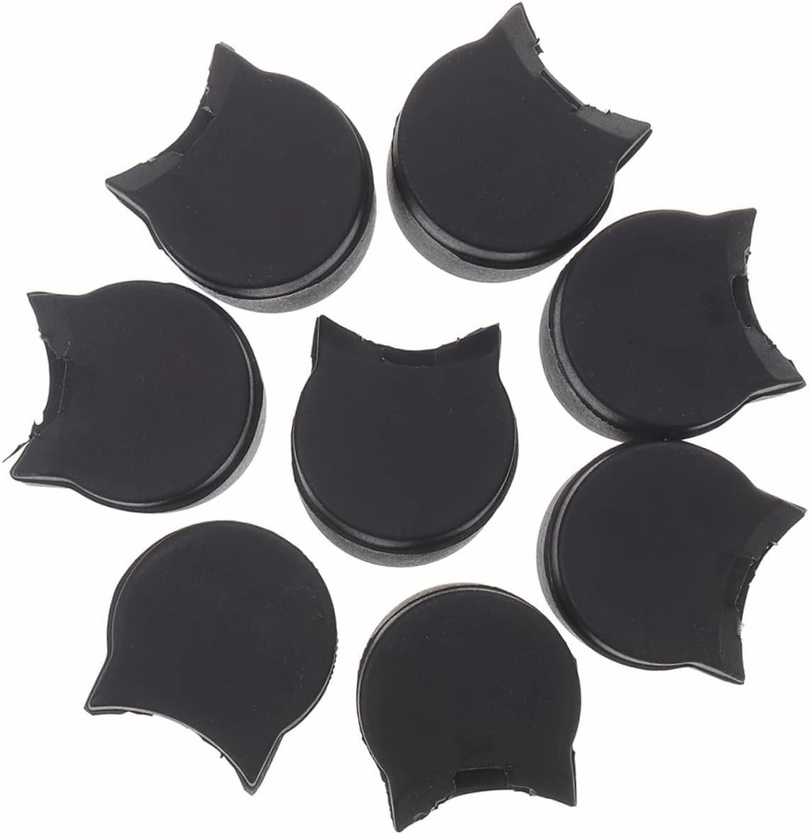 Professional Thumb Rest Sleeves 8pcs Silicone Finger Gel Finger Protectors for Learners and Professionals