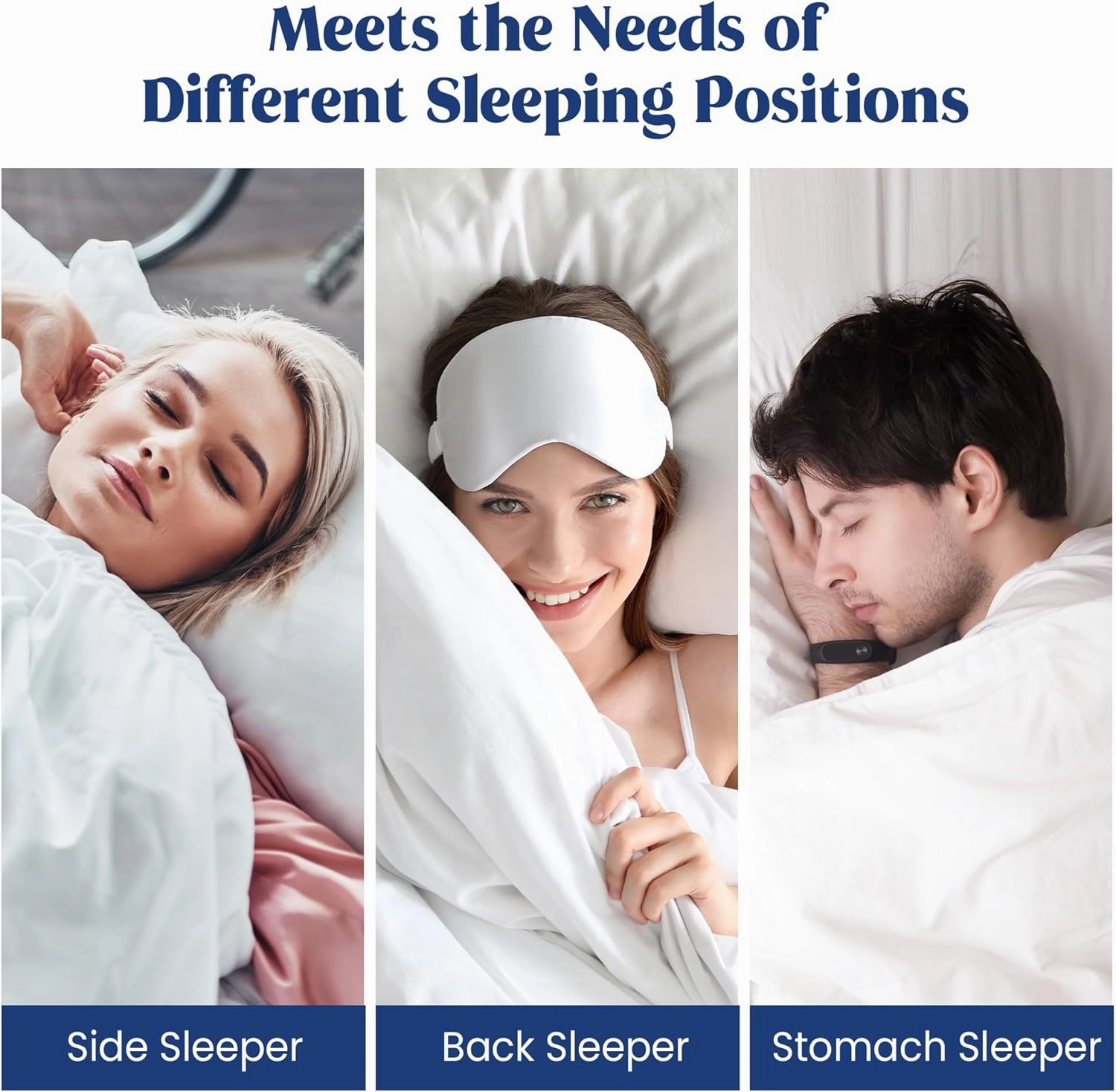 puredown® Goose Feather Down Pillows Standard Size Set of 2, 100% Cotton Cover, Luxury Hotel Collection Pillow, Soft Fluffy Medium Firm Bed Pillow for Back, Stomach or Side Sleeper.