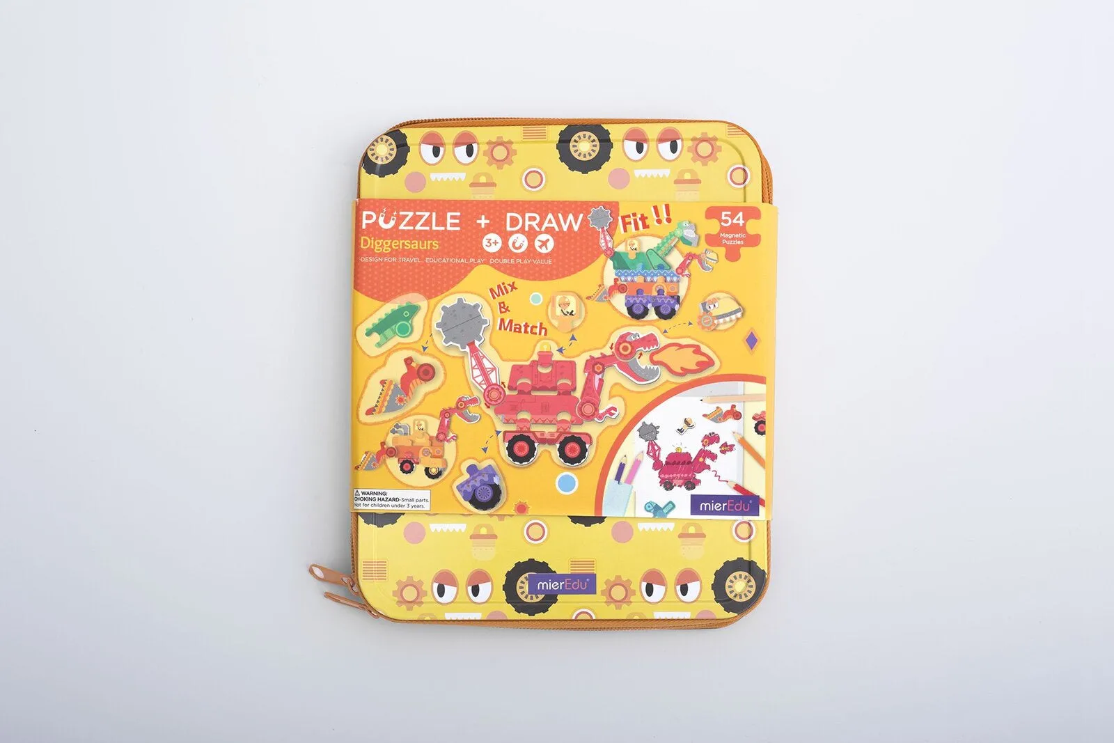 Puzzle   Draw Magnetic Kit - Diggersaurs