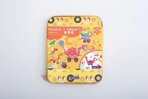 Puzzle   Draw Magnetic Kit - Diggersaurs