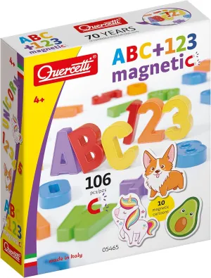 Quercetti ABC 123 Magnetic Multicolour