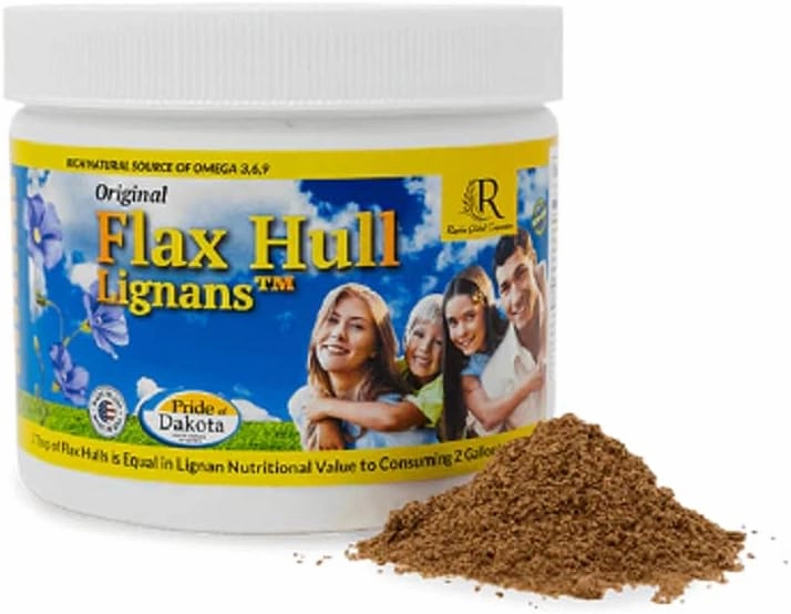 Rapha Global (Original: Flax Hull Lignans) High Fiber Food | Omega 3, Powder 5.3 oz (Pack of 1)