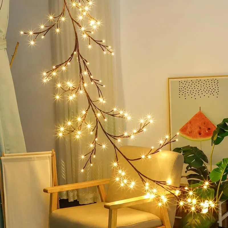 Rattan String Lights - Decorative Branch Fairy Lights