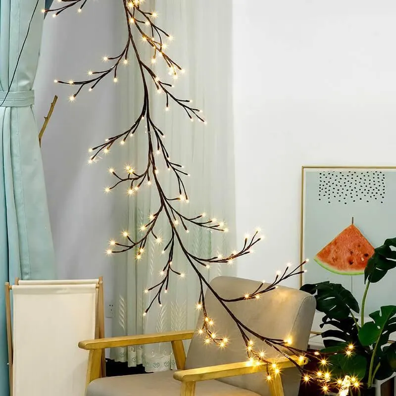 Rattan String Lights - Decorative Branch Fairy Lights