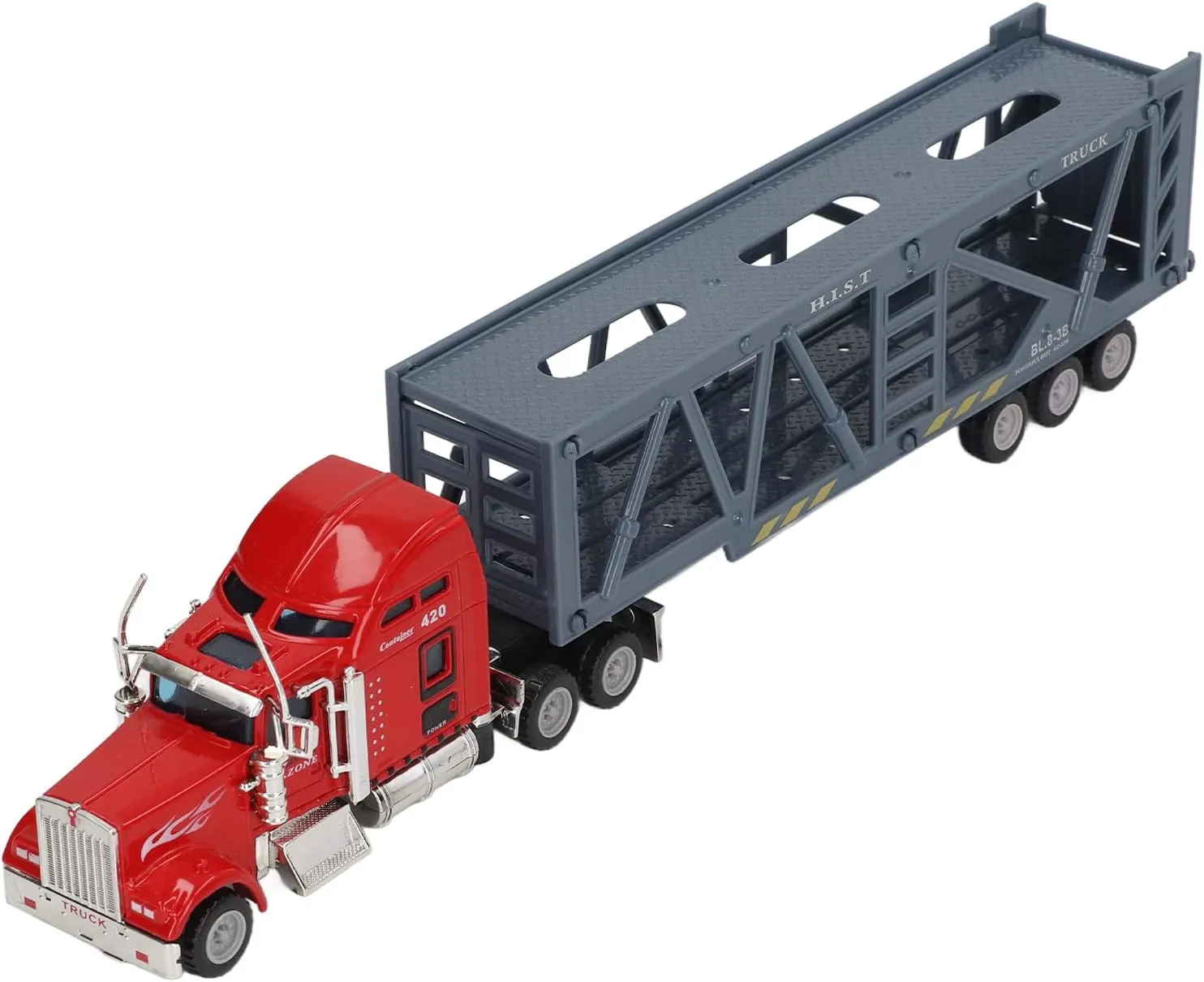 Remote Control Container Truck, 165 Alloy Semi Trailer Truck Toy for Kids Children Birthday