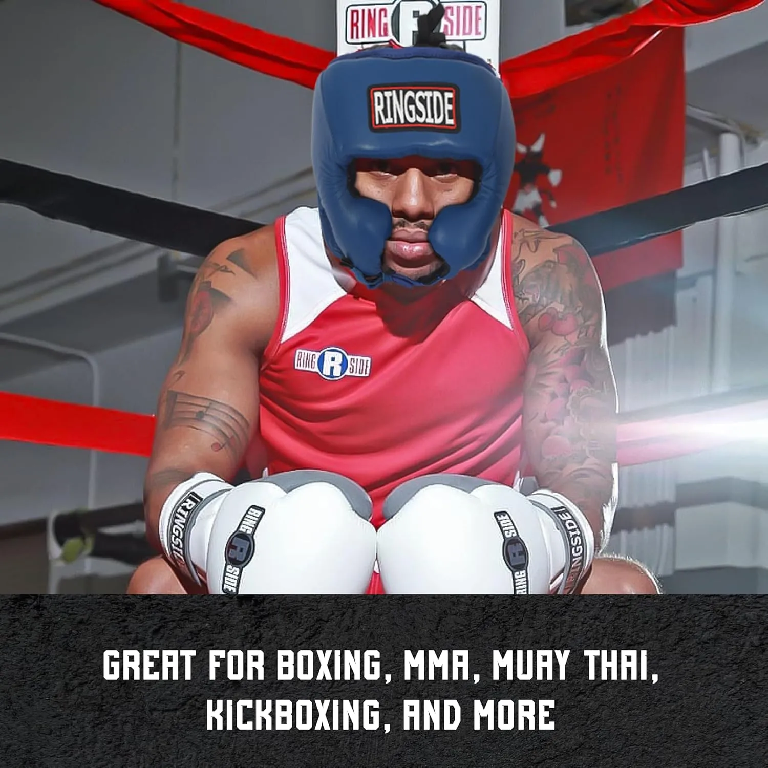 Ringside Competition-Like Boxing Headgear with Cheeks