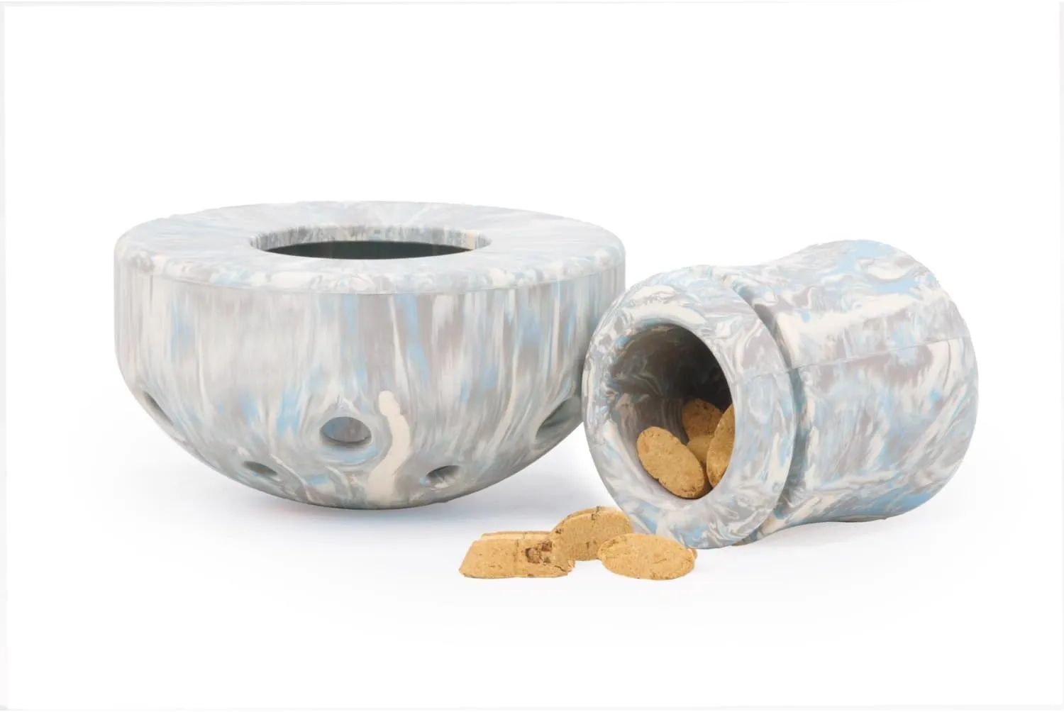 Ruffwear, Porcini Toy, Enrichment Dog Toy and Slow Feeder, Gray Sky