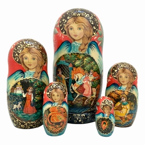 Russian Fairytale Nesting Dolls