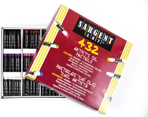 Sargent Art 432 Count Oil Pastels, 12 Colors x 36ct, Perfect classroom pack, Soft Oil Pastels Vibrant and Creamy, Suitable for Artists, Beginners, Students, Kids Art Painting Drawing