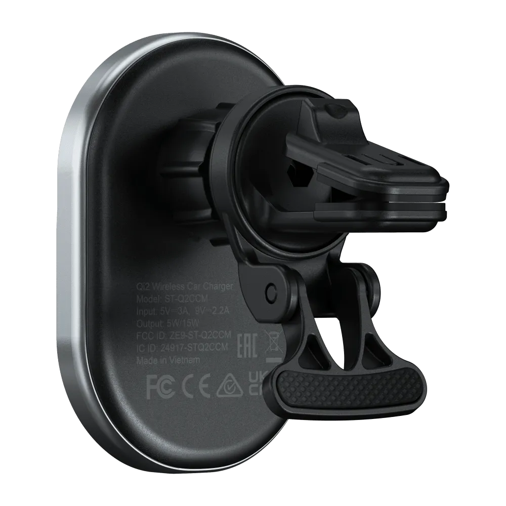 Satechi Qi2 Wireless Car Charger Gray