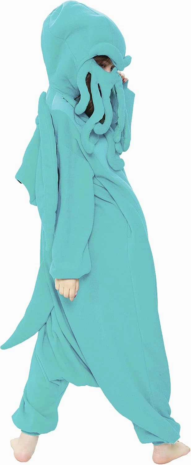 SAZAC Cthulhu Kigurumi - Onesie Jumpsuit Halloween Costume