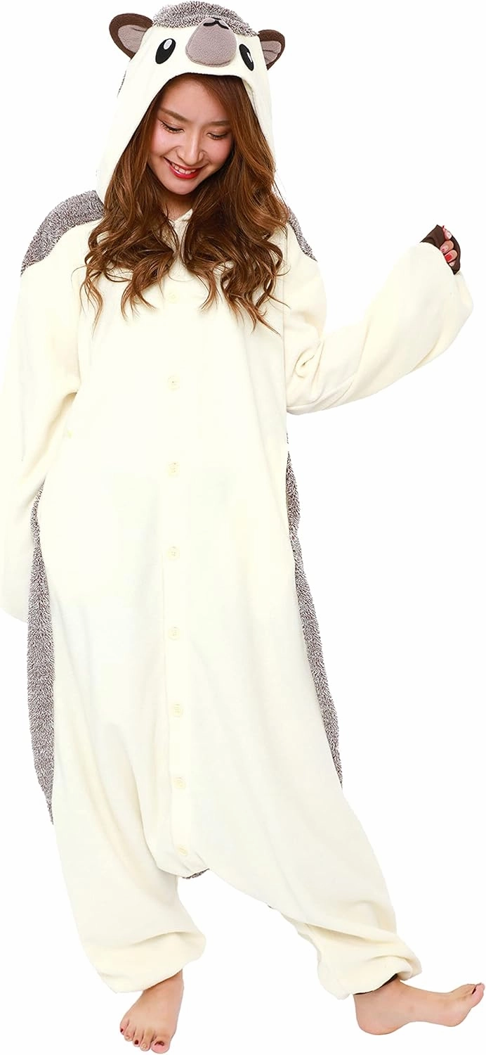 SAZAC Hedgehog Kigurumi - Onesie Jumpsuit Halloween Costume