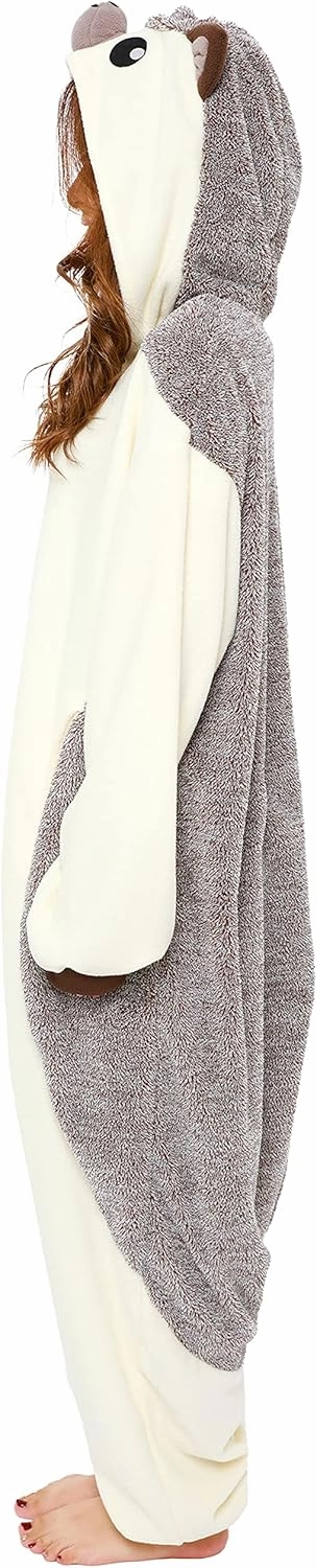 SAZAC Hedgehog Kigurumi - Onesie Jumpsuit Halloween Costume