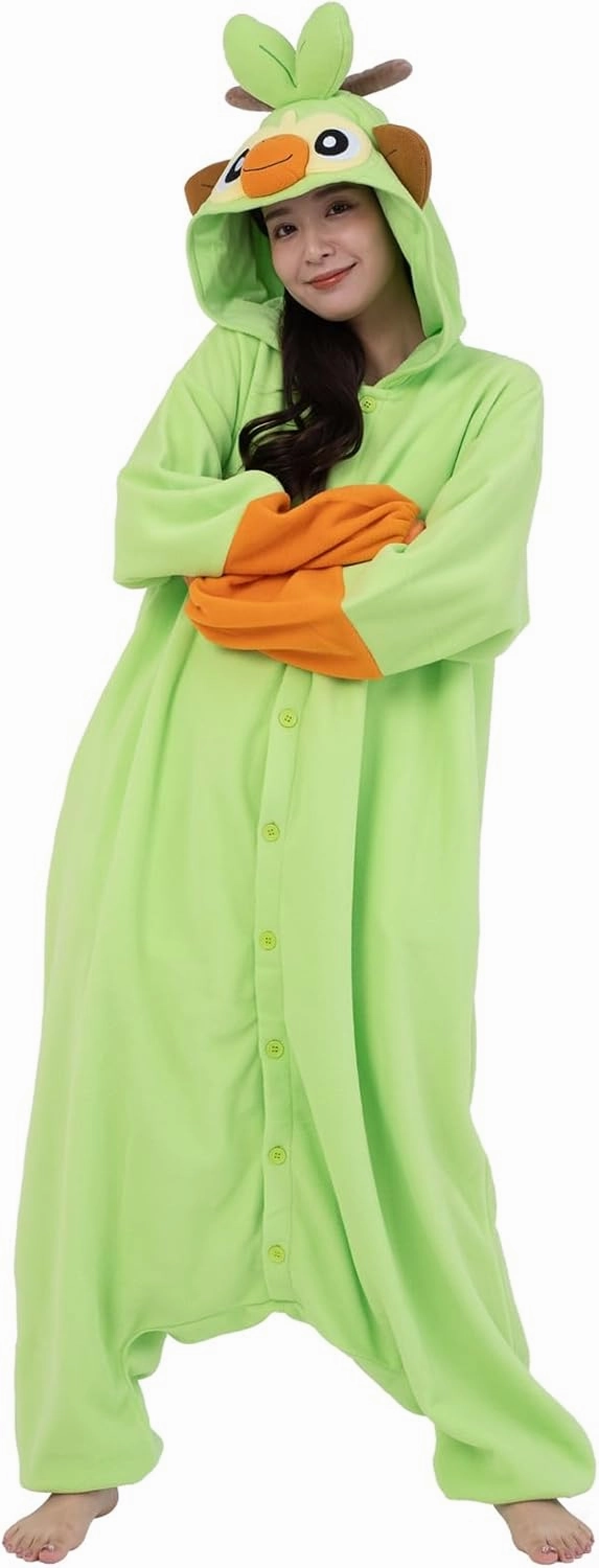 SAZAC Kigurumi - Pokemon - Grookey - Onesie Jumpsuit Halloween Costume